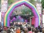 pictures of Pride Rembrandt plein street party